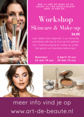 Leer alles over make-up en huidverzorging tijdens onze workshop 